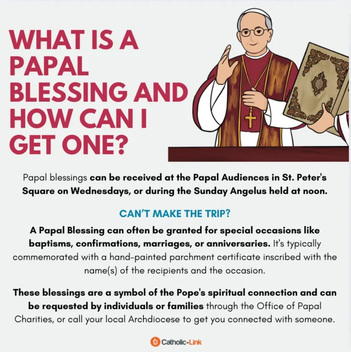 What is a papal blessing?